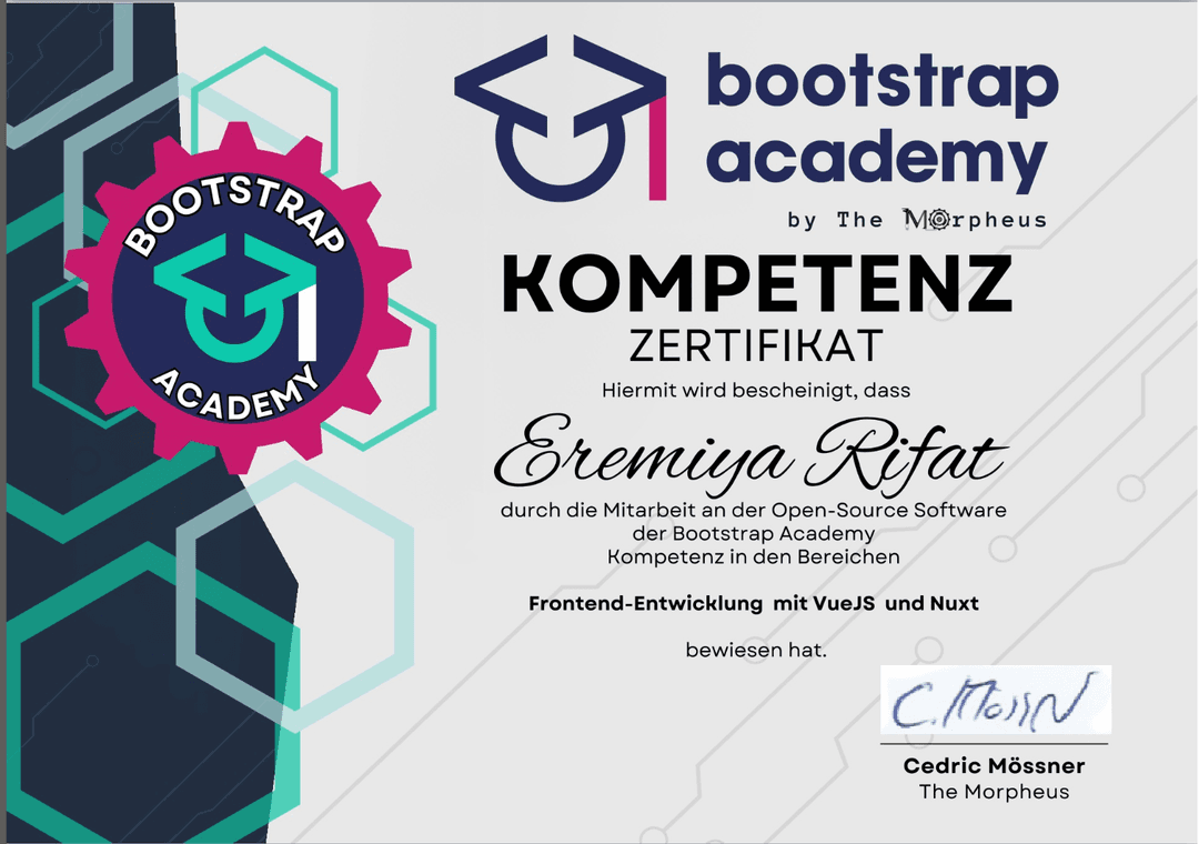Bootstrap Academy by The Morpheus